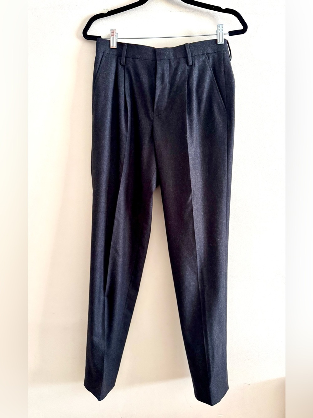 MR PORTER Charcoal Gray Dress Pants